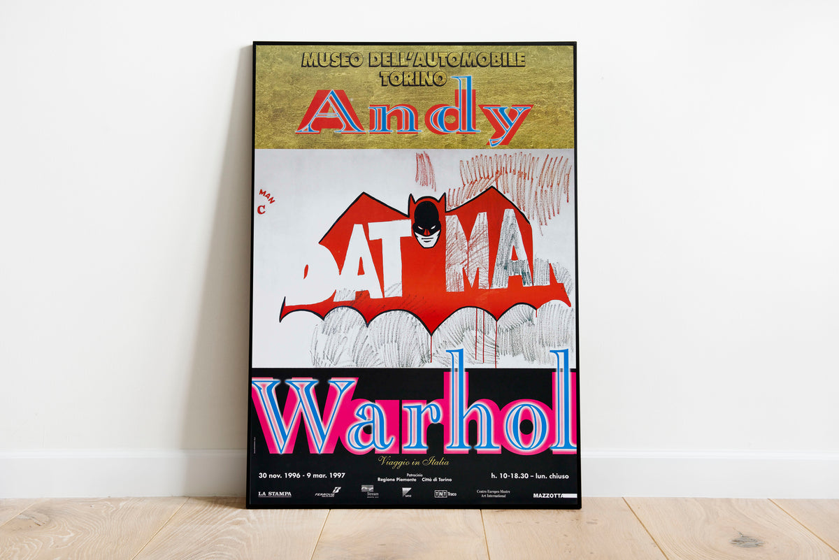 Batman Exhibition Poster - Andy Warhol - Pop Art Print– Onyx Art House