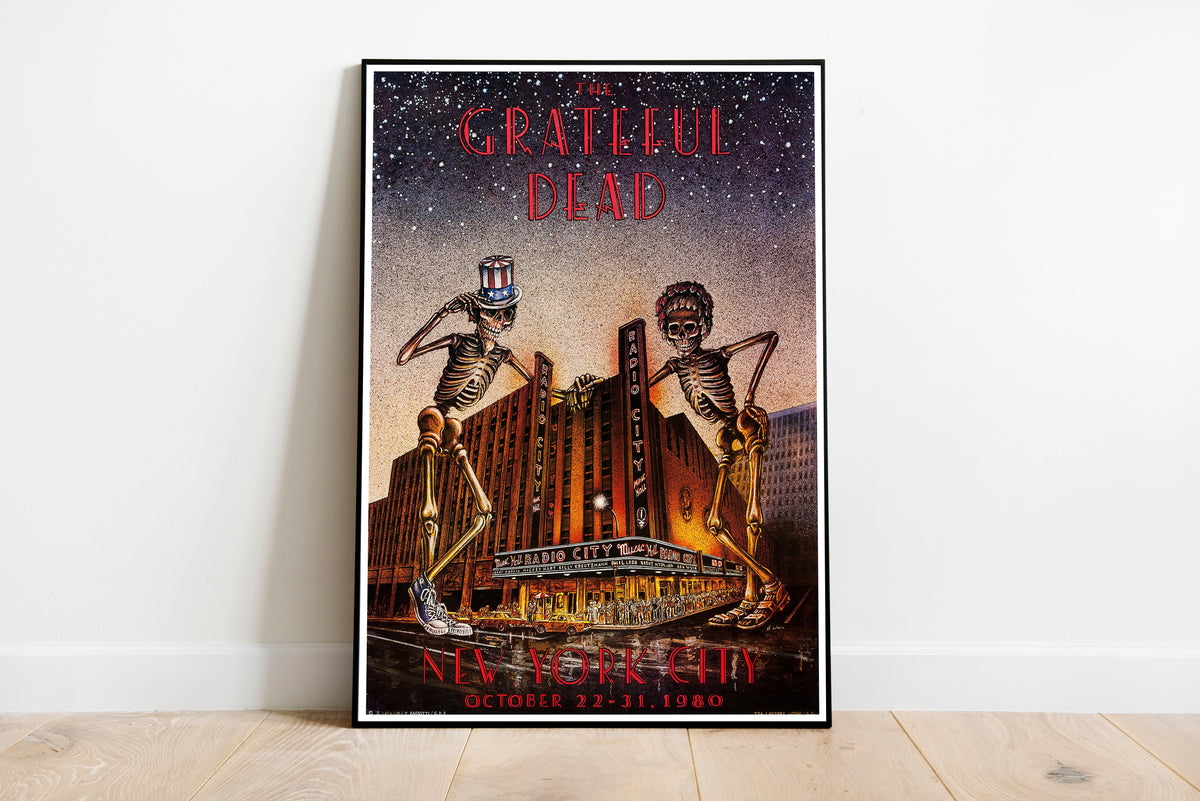 Grateful Dead Radio City Music Hall - Concert Poster Art