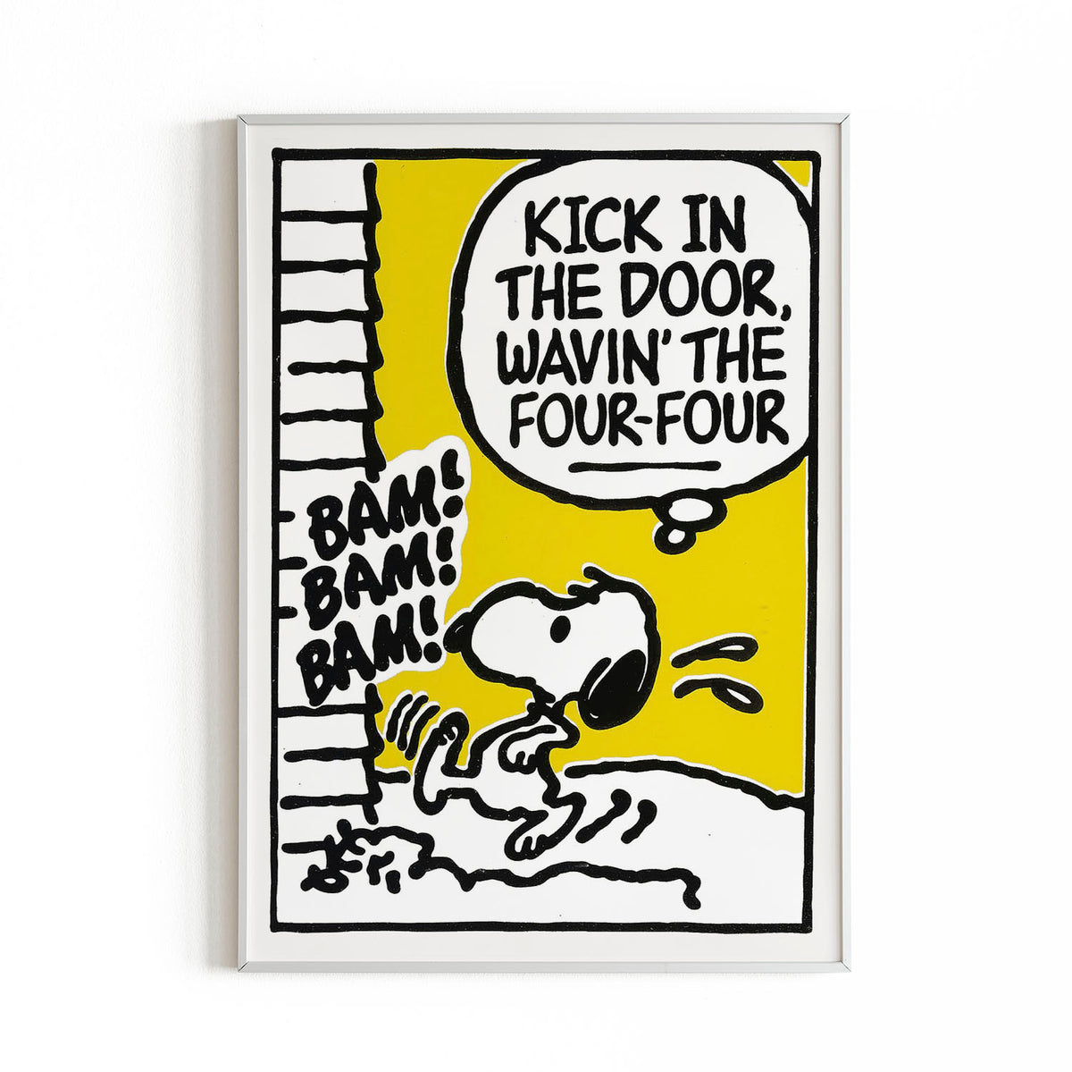 Kick in the Door - Mark Drew - Contemporary Art Print– Onyx Art