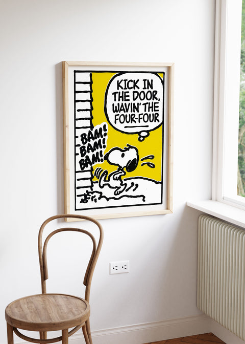 Kick in the Door - Mark Drew - Contemporary Art Print