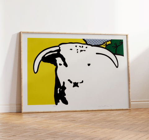 Bull Head - Roy Lichtenstein - Pop Art Print