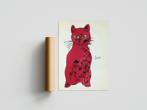 Red Cat Sam - Andy Warhol - Pop Art Print