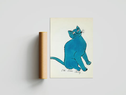 Blue Cat Sam - Andy Warhol - Pop Art Print