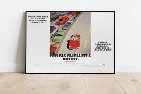 Ferris Bueller's Day Off - Movie Poster Art Print