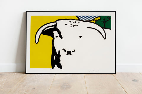 Bull Head - Roy Lichtenstein - Pop Art Print