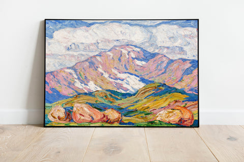 The Great Peak, Pike's Peak from the North - Birger Sandzén - American Modern Art Print