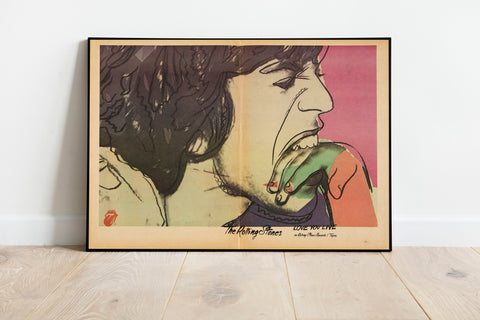 Rolling Stones - Andy Warhol - Pop Art Print