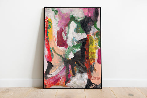 Untitled - Willem De Kooning - Modern Abstract Art Print