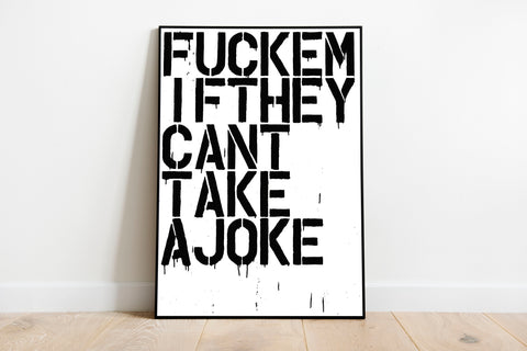 FuckEm - Christopher Wool  - Contemporary Art Print