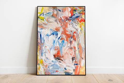 Untitled - Willem De Kooning - Modern Abstract Art Print