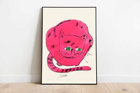 Cat Named Sam - Andy Warhol - Pop Art Print