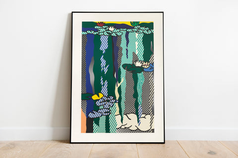 Water Lilies with Cloud - Roy Lichtenstein - Pop Art Print