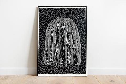 Black Pumpkin - Yayoi Kusama - Asian Art Print