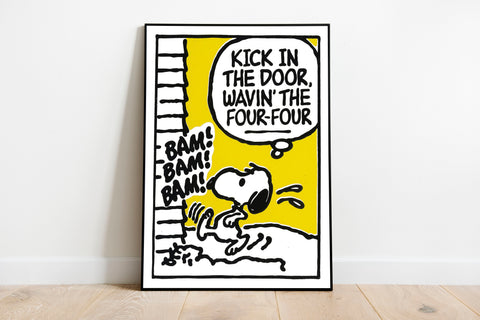 Kick in the Door - Mark Drew - Contemporary Art Print