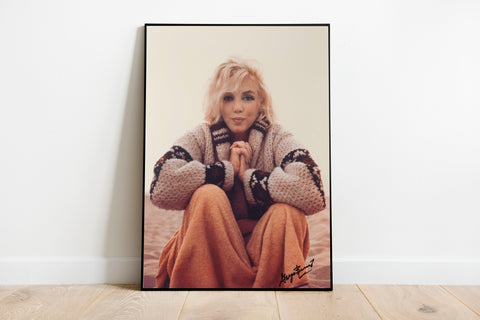 Cozy Sweater - Marilyn Monroe - Photography Art Print