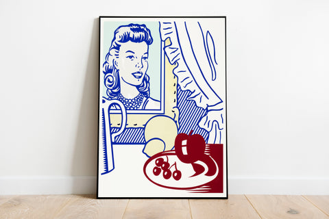 Still Life with Portrait - Roy Lichtenstein - Pop Art Print