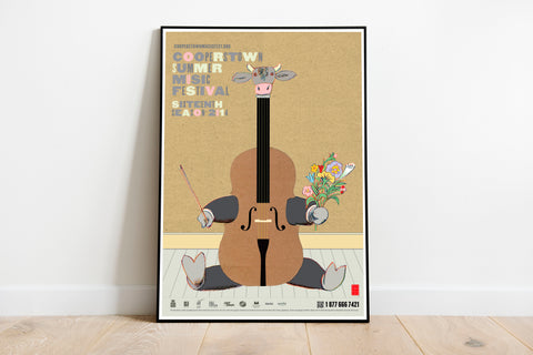 Cooperstown Music Fest - Milton Glaser - Contemporary Art Print