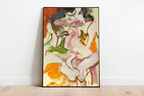 Woman as Landscape - Willem De Kooning - Modern Abstract Art Print