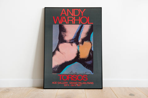 Torsos Exhibition Poster - Andy Warhol - Pop Art Print