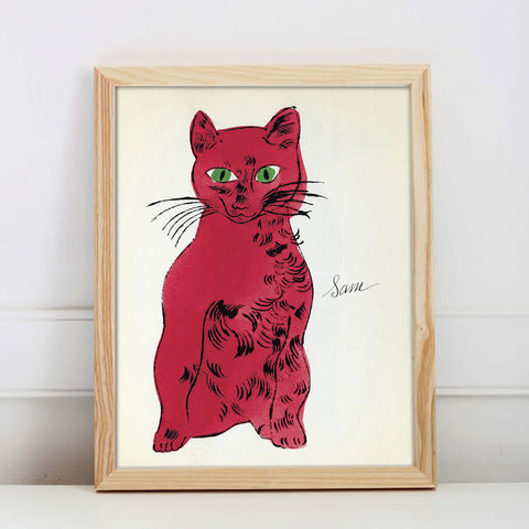 Red Cat Sam - Andy Warhol - Pop Art Print