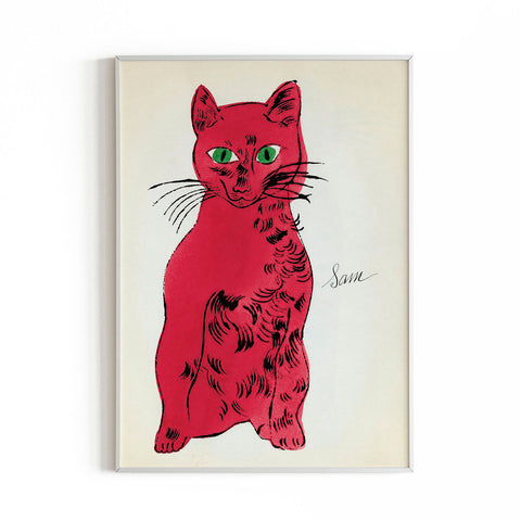 Red Cat Sam - Andy Warhol - Pop Art Print