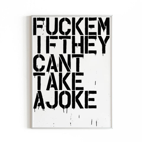 FuckEm - Christopher Wool  - Contemporary Art Print