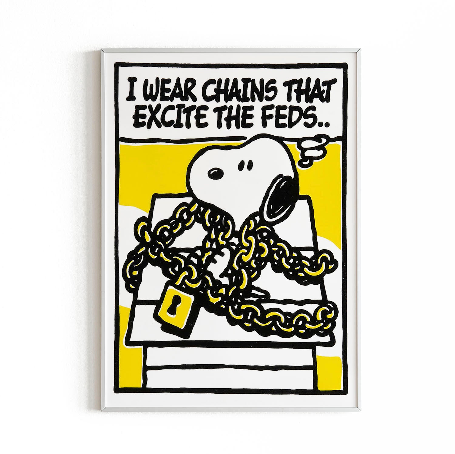 絵画 mark drew limited print Chains - Mark Drew - Contemporary Art Print– Onyx Art House