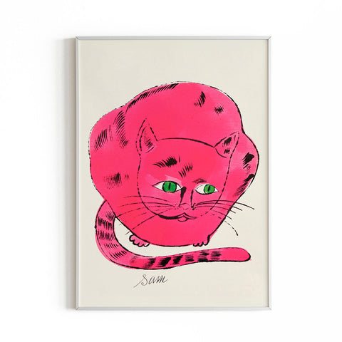 Cat Named Sam - Andy Warhol - Pop Art Print