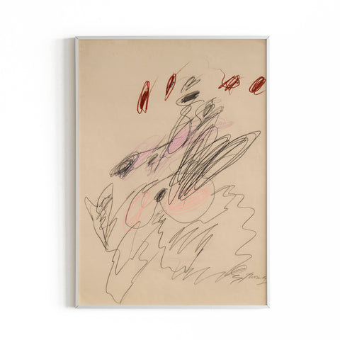 Cy Twombly - Abstract Art Print