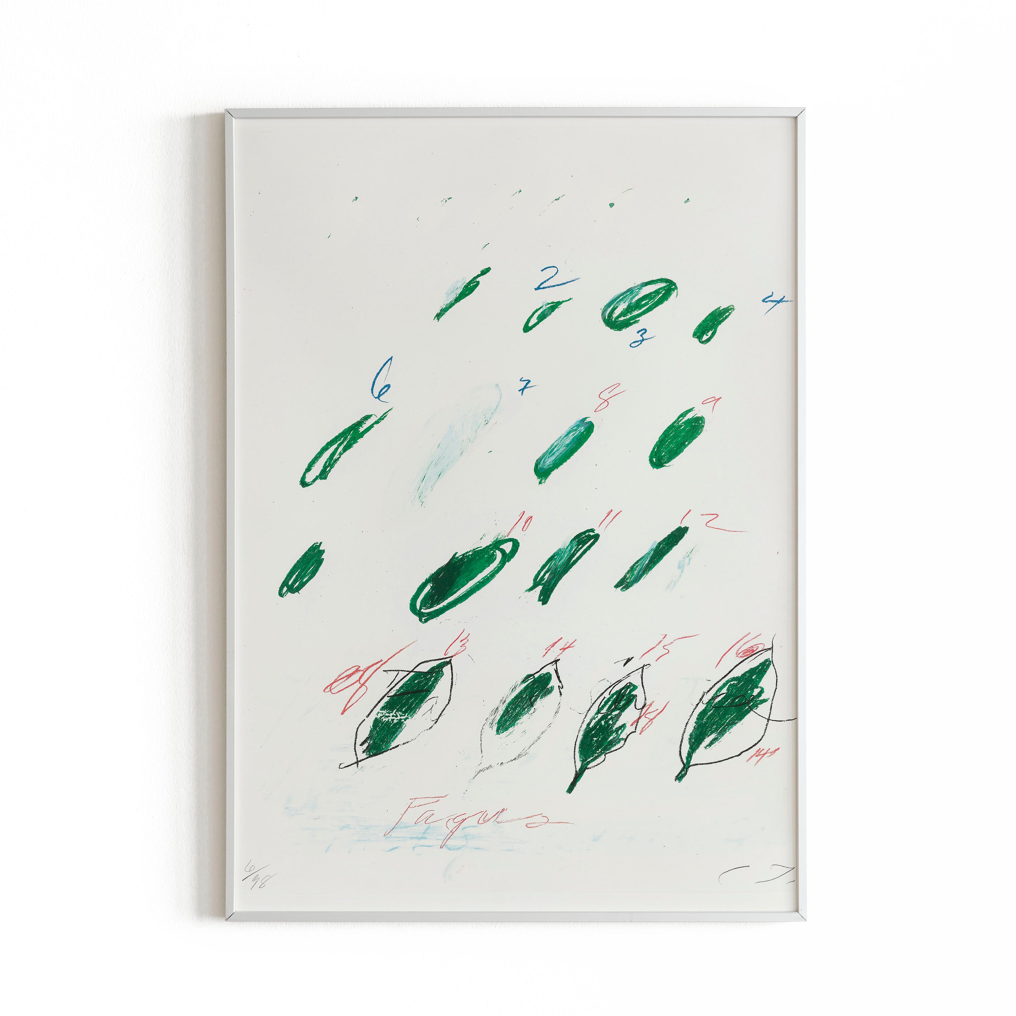 Natural History: Some Trees of Italy - Cy Twombly - Abstract Art