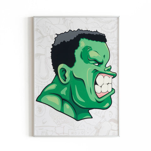 Hulk - Hebru Brantley - Contemporary Art Print