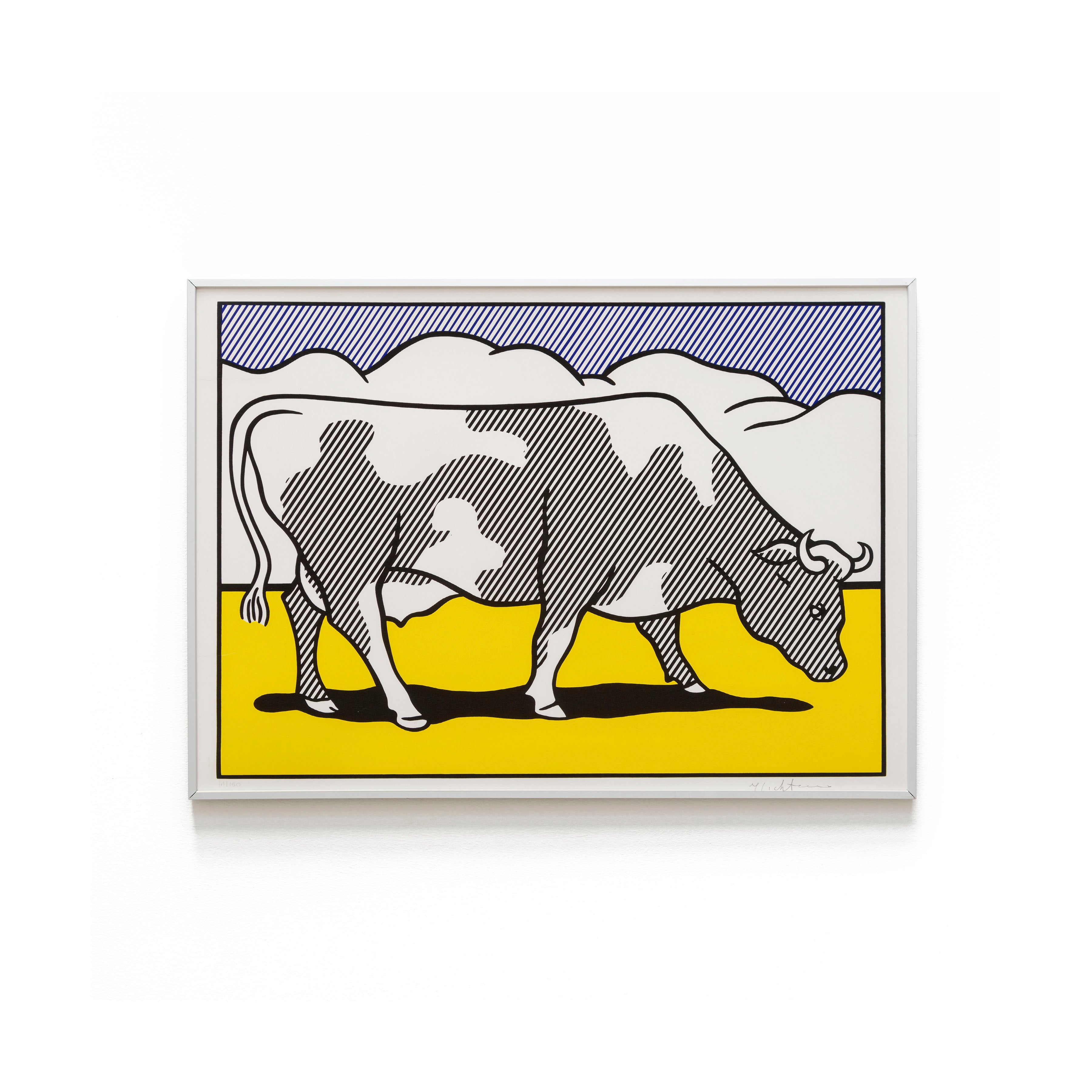 Cow Going Abstract - Roy Lichtenstein - Pop Art Print– Onyx Art House