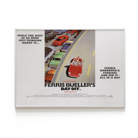 Ferris Bueller's Day Off - Movie Poster Art Print